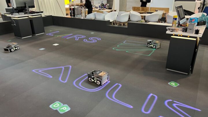 Präsentationsfläche von LARS auf der LogiMAT